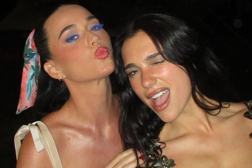 Dua Lipa parties with Katy Perry at Sunny Hill festival she runs with her dad